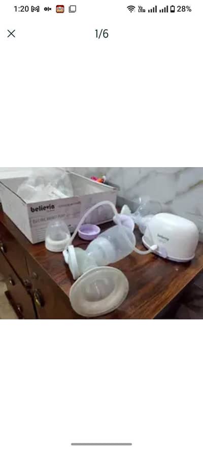 beliviea electric and manual breast pump