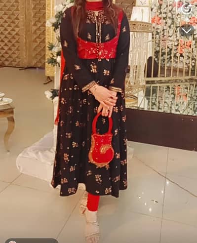 Formal Wear Black and Maroon