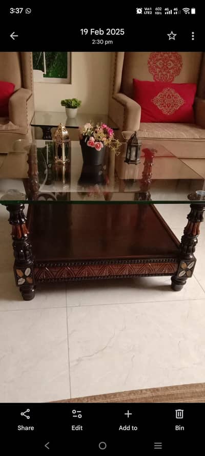 center table set