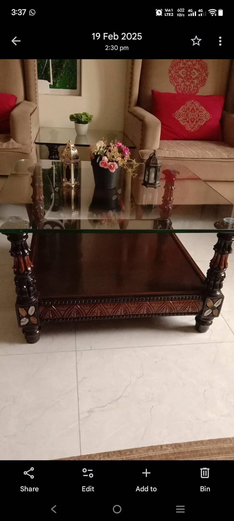 center table set 0