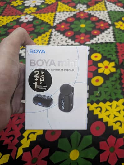 boya mini microphone 3 years warranty