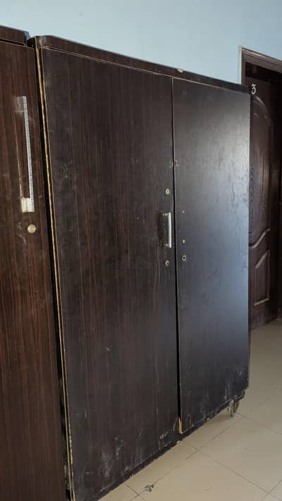 Two doors Cupboard Almari wood Used