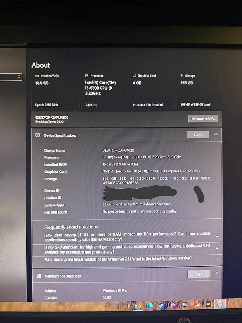 dell precision 3620 3