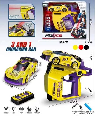 2-Player Infrared Battle RC Car Toy with DualRemotes nteractive Racing