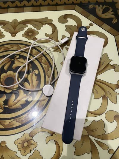 Watch Series 9 45mm Silver Al Storm Blue SB M/L