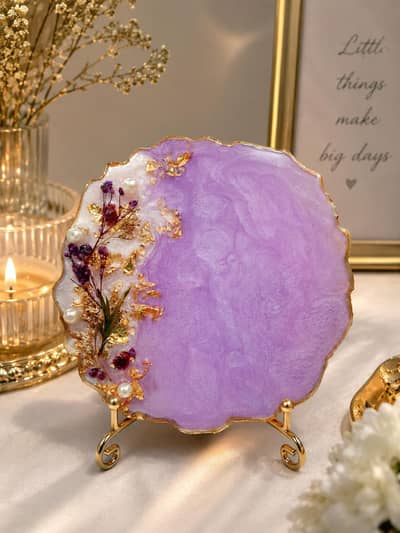 Handmade Resin Coasters | Custom Name Coasters | Gift Item