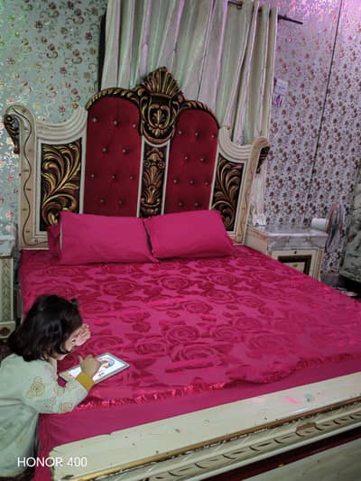 bed dressing 2 side table deco paint