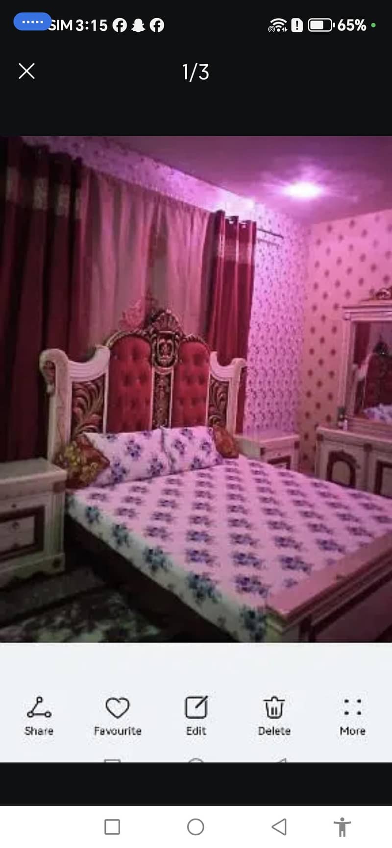 bed dressing 2 side table deco paint 1
