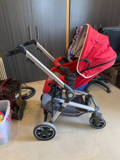 LITTLE TIKES Heavy Duty Pram with Aluminium Frame and Big Wheels