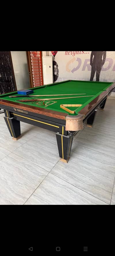 5/10 snooker table in 2" solid marble
