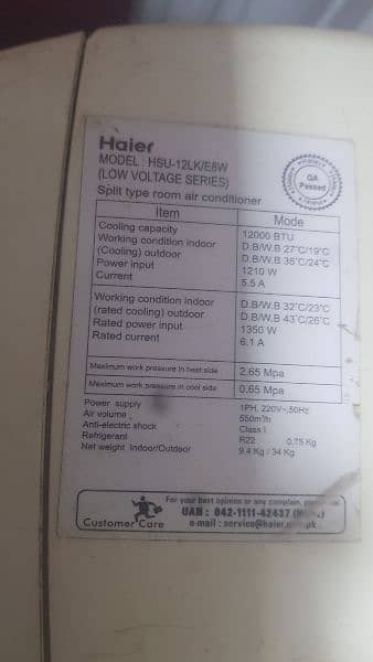 Haier 1 Ton Kuch Season Chala Howa hai
