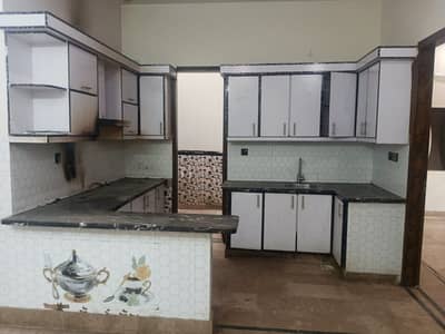 Brand New Portion 200 Sqyards Ground Floor 3 Beds DD West Open KESC Society Near Rimjhim Tower Safora