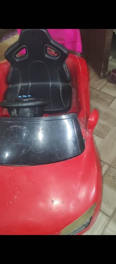 Kid red Car