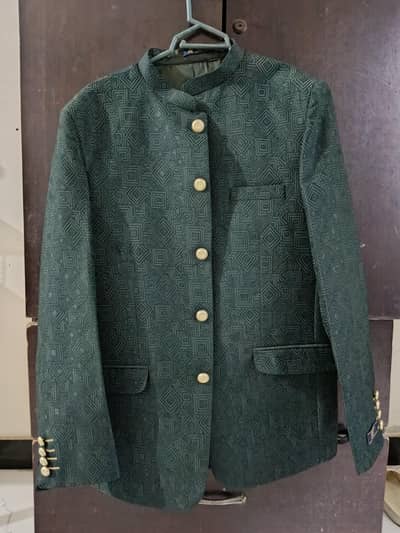 Premium Emerald Green Prince Coat – Worn Only Once (Mint Condition)