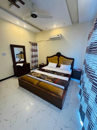 Rawalpindi Bahria Town Phase 8 7 Marla Marla Beautiful Furnished Upper Portion Available For Rent