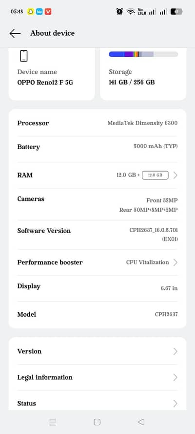 OPPO Reno12 F