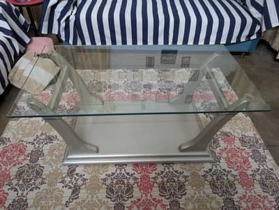 Elegant Glass Top Table