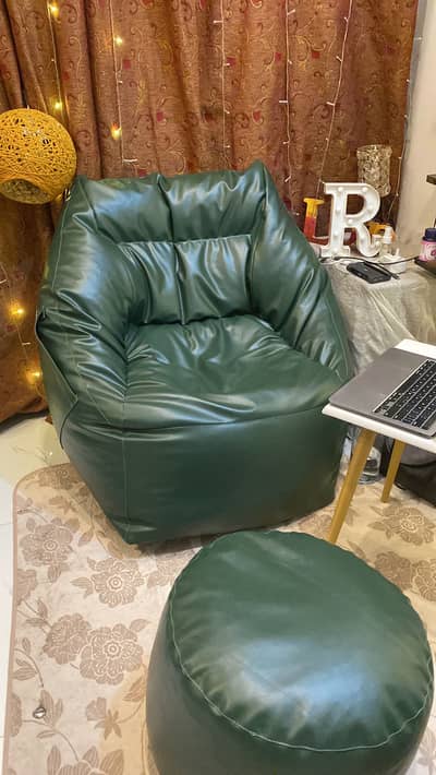 Bean Bag with foot rest