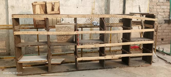 Wooden Racks and Stand for birds breeding setuo