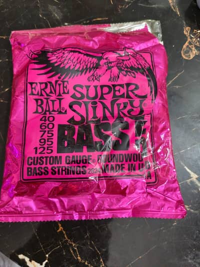 Ernie Ball Super Slinky Nickel Wound Strings for 5 Strings Base Guitar