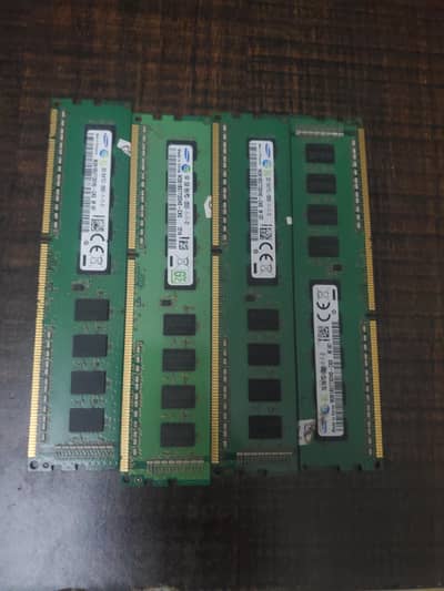 dd3 pc rams for sell 4 2gb sticks and 1 8gb stick