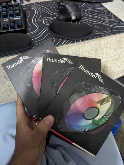 3 thunder RGB casing fans