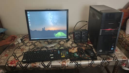 Hp Tower Pc and Monitor for Sale
