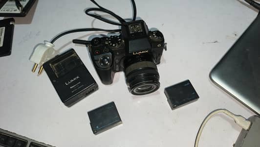Lumix G7 with kit lans