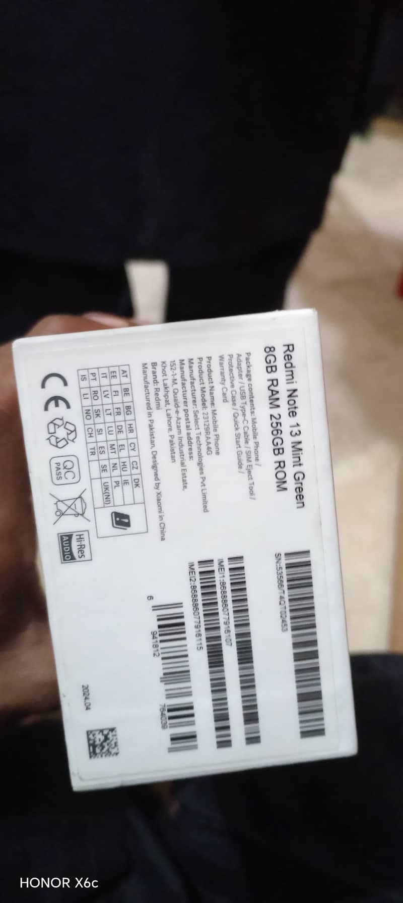 Realme note 13 7