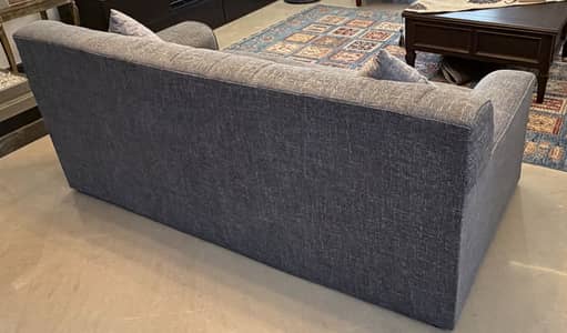 Large 2 Seater Sofa | Modern Grey Tufted Design