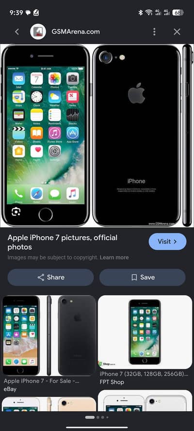 I Need Apple iPhone 7.32/64gb.   all okay.   Under 7000