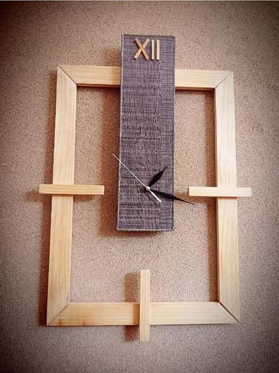 wall clock wood
