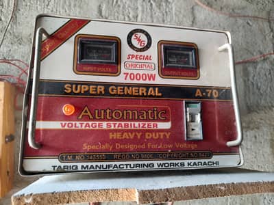 Automatic Voltage control stabilizer 7000wolt