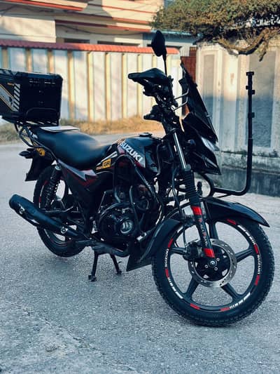 Suzuki GR 150 bike fully modified and smooth bike urgent sale