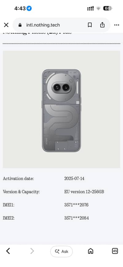 Nothing Phone 2A Plus