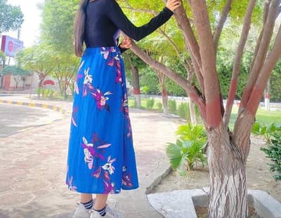 Shirt upper skirt all in one