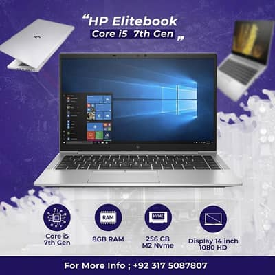 HP Elitebook 840 g5 i5 7th Generation 14inch. 8/256