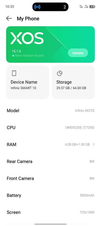 Infinix Smart 10