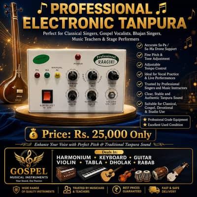 Professional Electronic Tanpura (Raagini) – Used, Excellent Condition