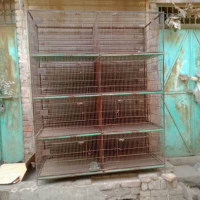 8 cages pinjrah bilkul new ha 3month useable