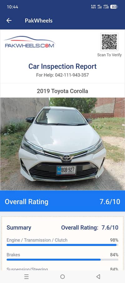 Toyota Corolla 2019