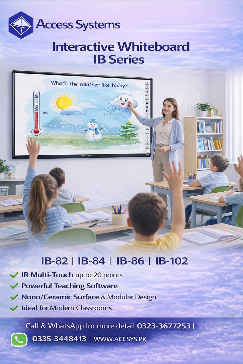 Interactive Flat Panel Smart Display Touchscreen Classroom 03233677253 3