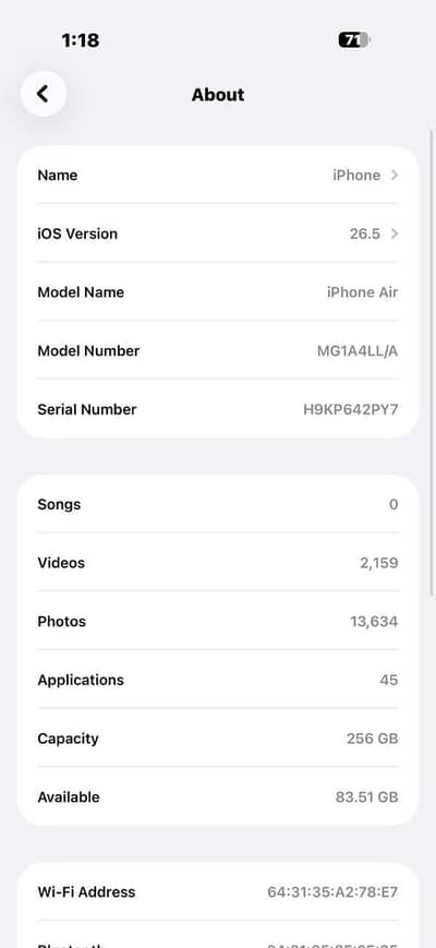 Apple iPhone 17 Air