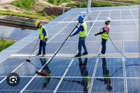 solar panels cleaning available door step
