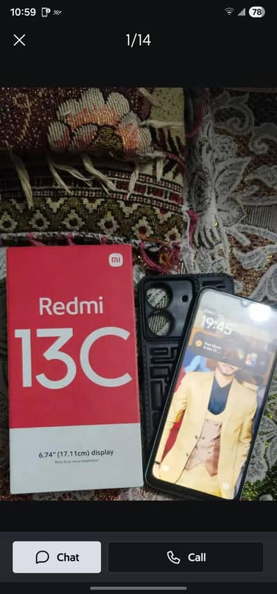 Xiaomi Redmi 13c official pta aproved 6/128