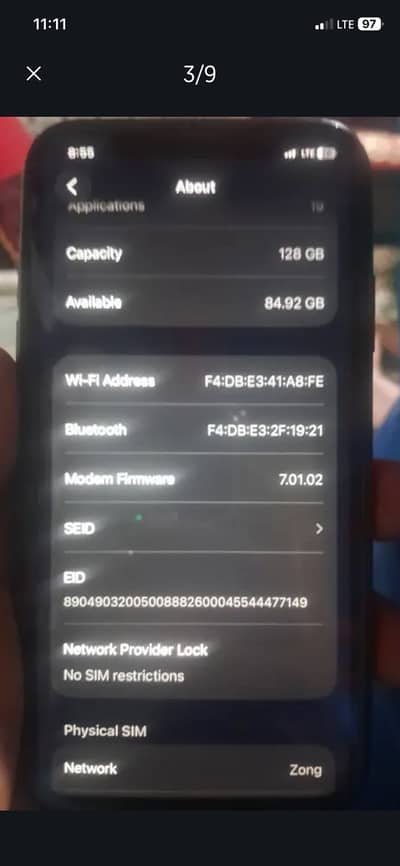 iPhone 11 128GB sim time ha abhi