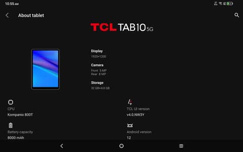 TCL TAB 10 PRO