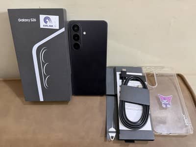 Samsung S26 Black 12gb 256gb in full warranty just box opened