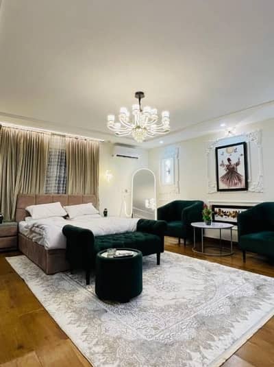 Per day &Daily basis and weekly basis one bedroom fully furnished luxury apartments available for rent Gulberg greens Islamabad