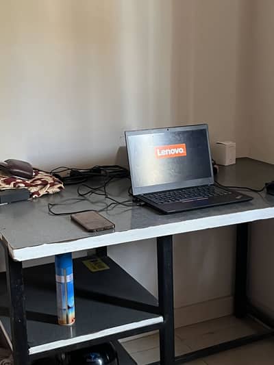 Computer Table With iron Structure.